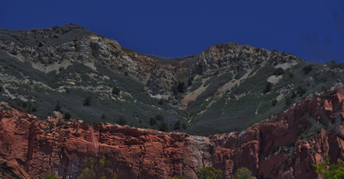 view of the canyon wall 